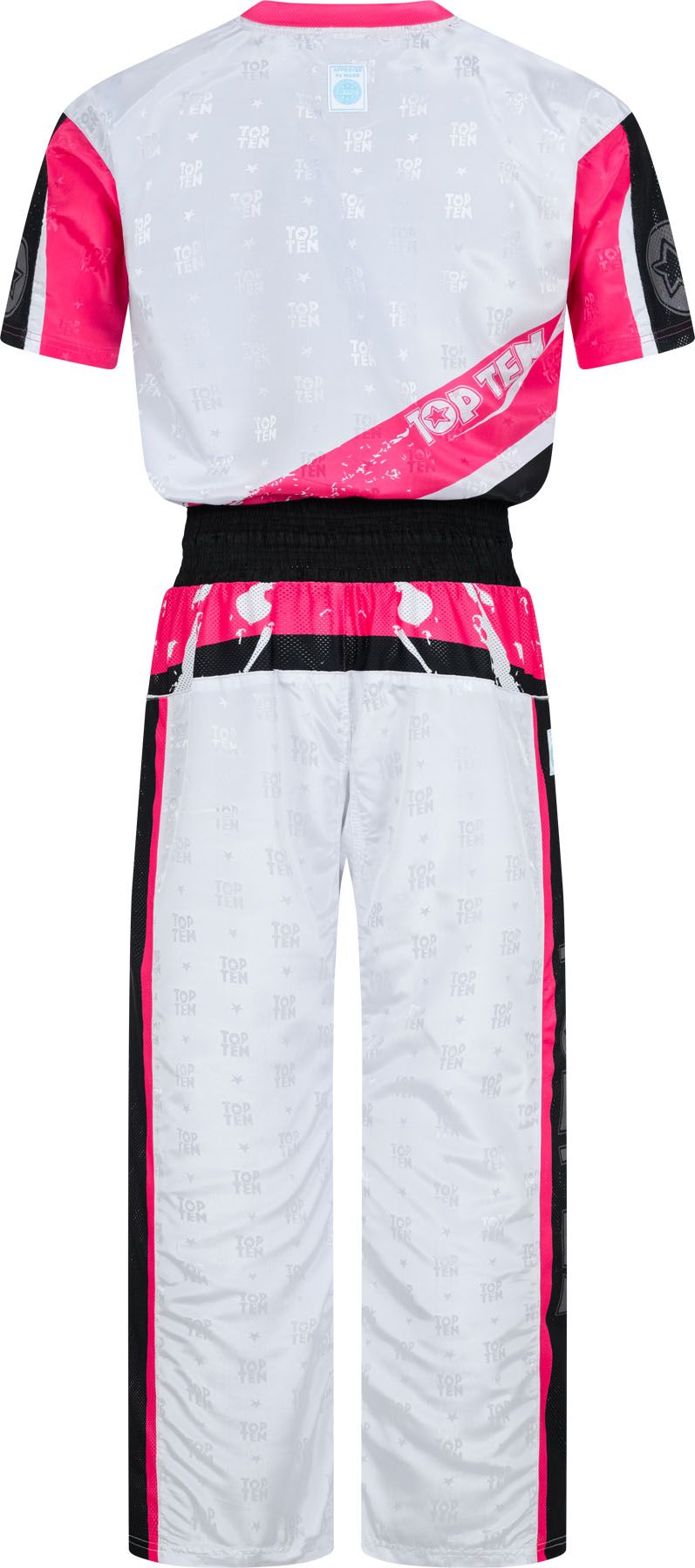 Top Ten Urban Arts uniforma - bílá/růžová, 16814-1