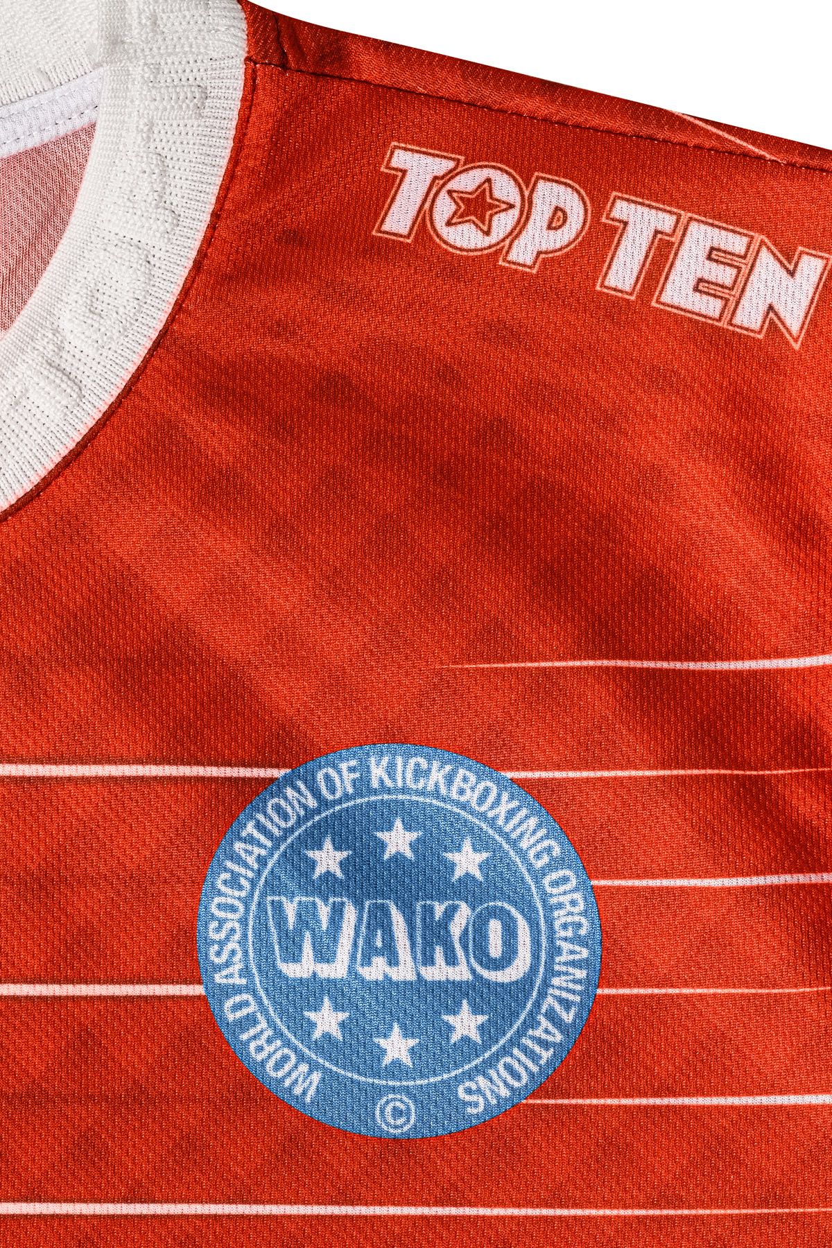 Triko Top Ten WAKO - červená, 99320-4