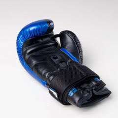 Pásek na suchý zip na tkaničky boxerských rukavic - černá, FVSLC-02