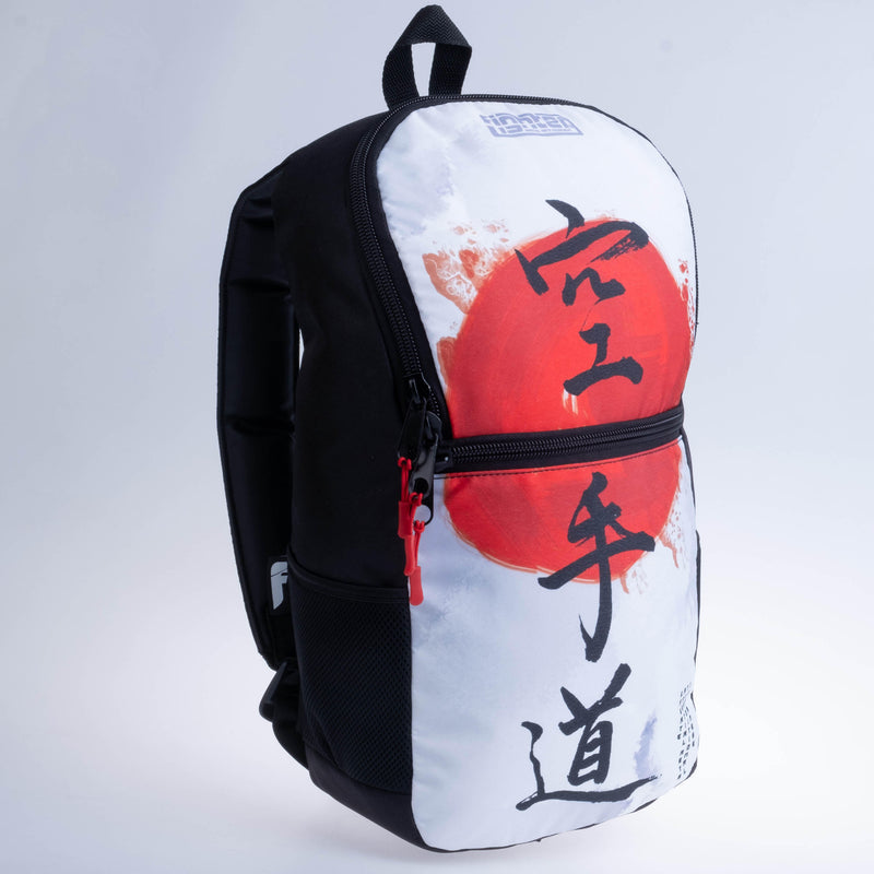 Fighter batoh velikosti S  - Karate - bílá/červená