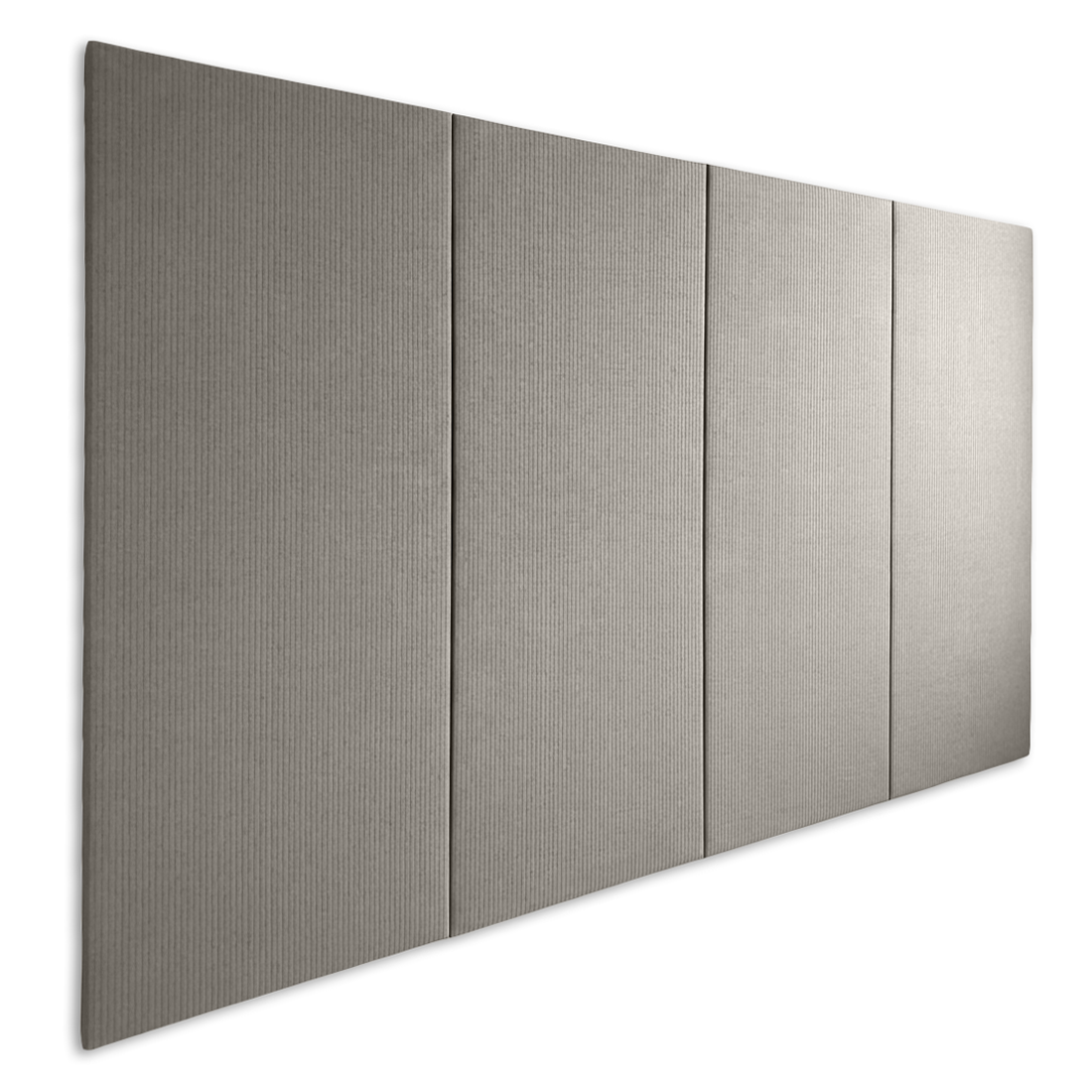Wallpad Carpenter 2 m x 1 m x 2,5 cm, šedá, bílá, CATT-WP-25-BK