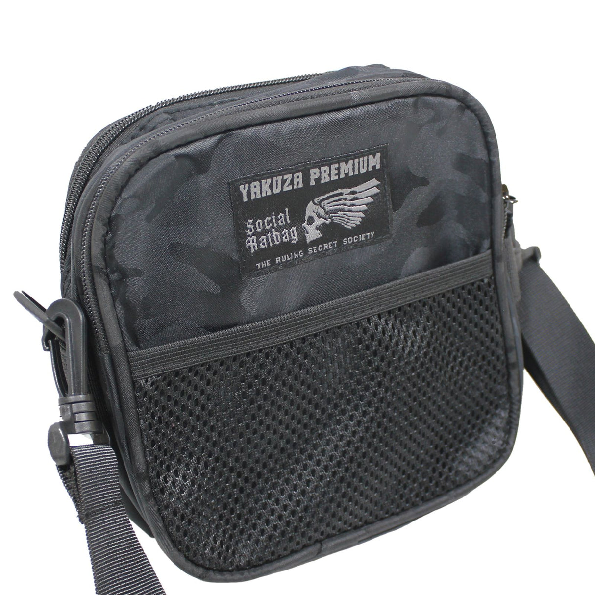 Taška přes rameno Yakuza Premium – černá camo, 3574