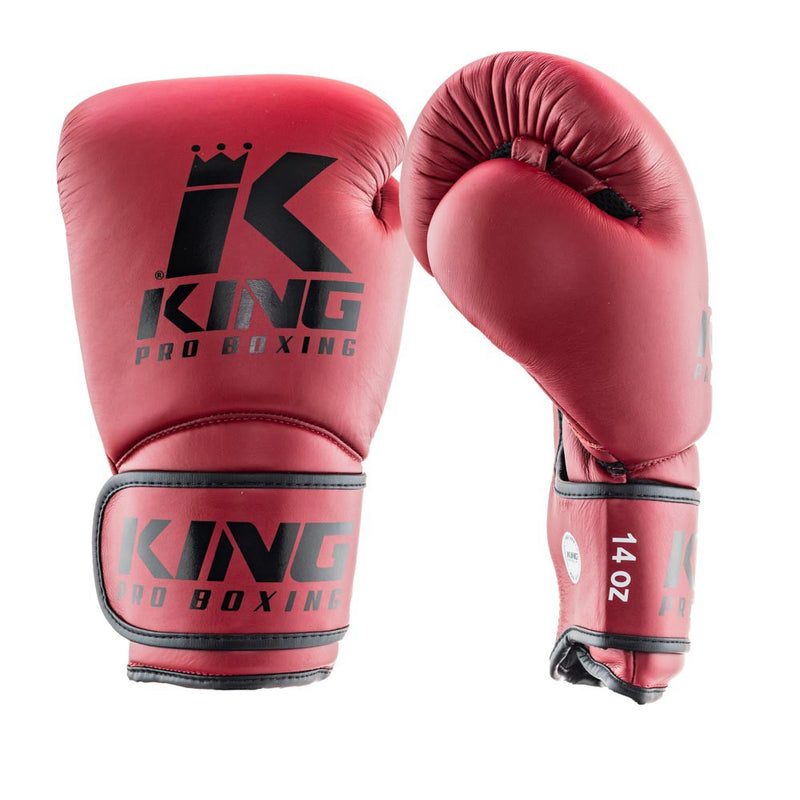 King Pro Boxing boxerské rukavice - vínová, KPB/BG-STAR3