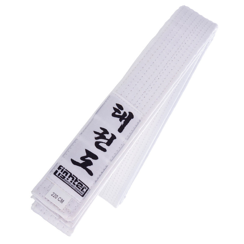 POŠKOZENÉ:  Fighter Taekwondo ITF pásek - bílá, FTB-01, 180cm