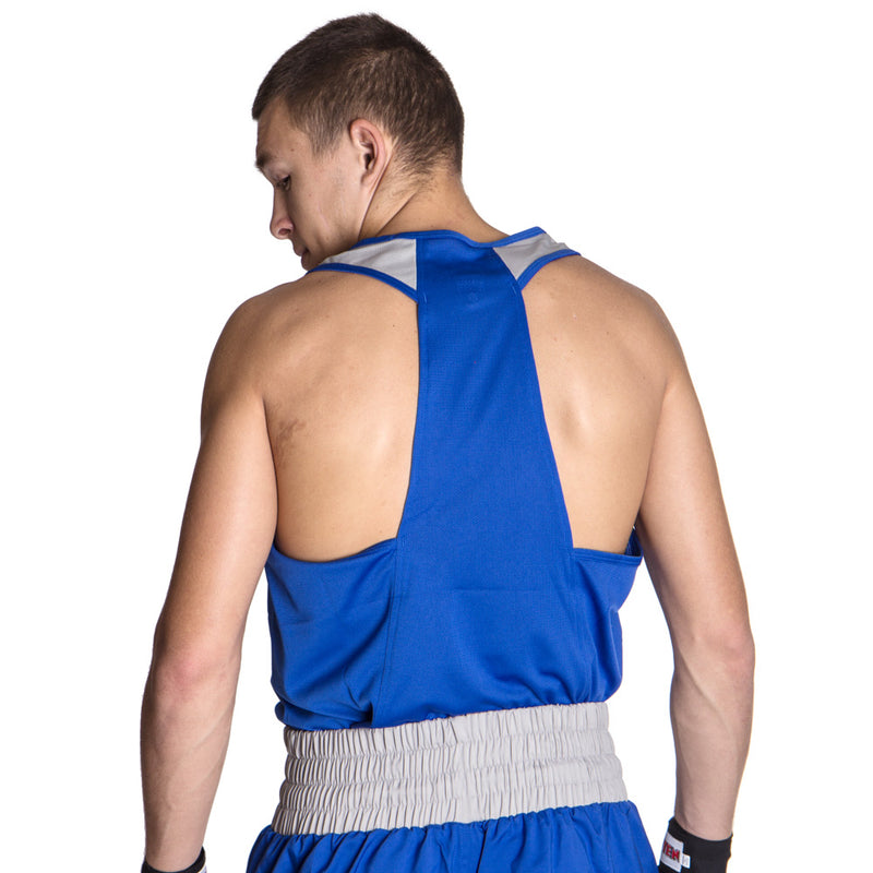 Nike boxerské tílko - modrá, 652861493