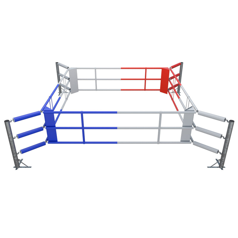 Podlahový tréninkový boxerský ring FIGHTER se 3 provazy, BRF-NF