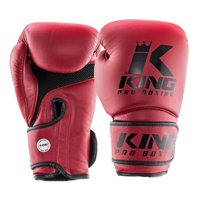 King Pro Boxing boxerské rukavice Star Mesh 3 - vínová, KPB/BG-STAR3 - view-1