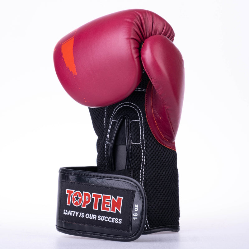 Boxerské rukavice Top Ten Elite Dual - červená, 27411-40