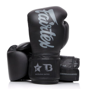 Fairtex boxerské rukavice Booster series - černá/šedá, FXB BG V2 BLACK - view-1
