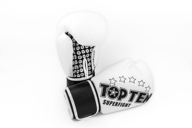 Boxerské rukavice Top Ten Superfight 3000 - bílá, 20411-1