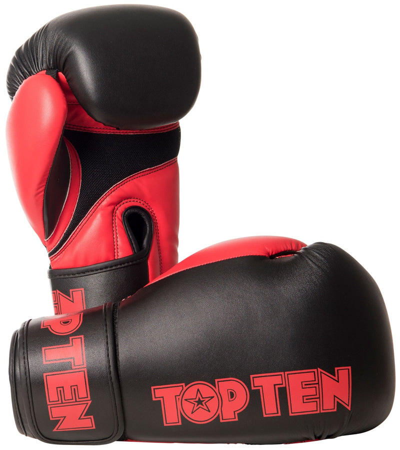 Boxerské rukavice Top Ten XLP - černá/červená, 2268-94