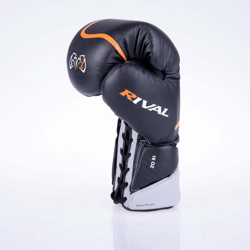 Boxerské sparingové rukavice Rival Ergo Laces - černá, RS1blk