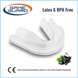 Dětské chrániče zubů Game Guard černý rybíz- průhledná