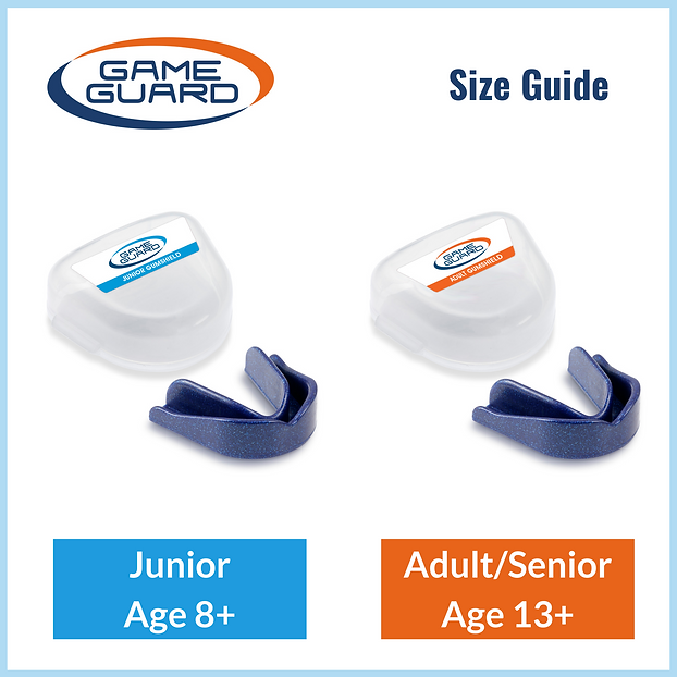 Dětské chrániče zubů Game Guard Sparkle - modrá