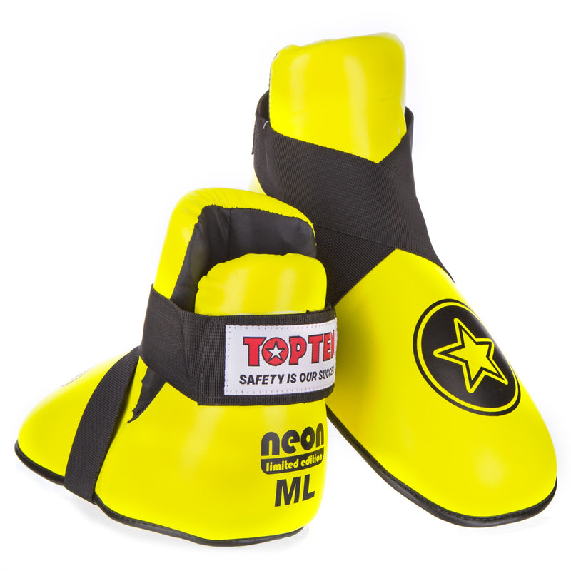 Chrániče nohou Top Ten STAR - neon. žlutá, 3069-2