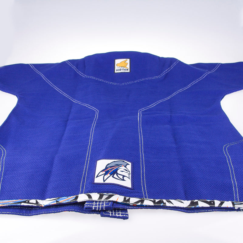 Top Ten kimono na brazilské jiu jitsu Mohicans - modré, 15123-6