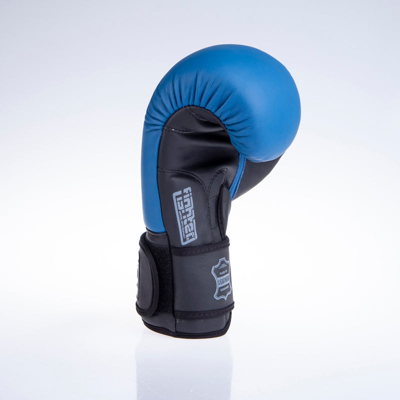 Boxerské rukavice Fighter SIAM - modrá, FBG-003BL