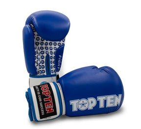 Boxerské rukavice TOP TEN Fight - modrá/bílá, 20661-60 - view-1