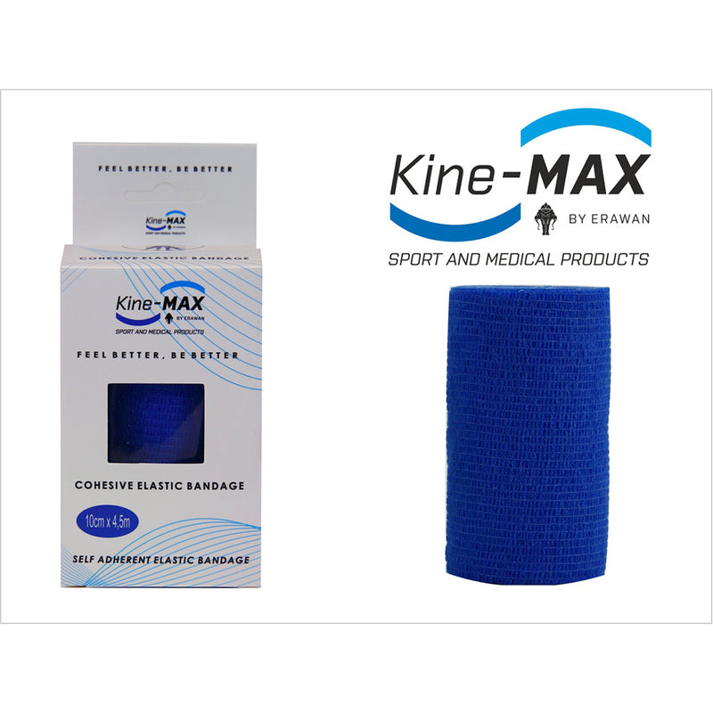 Kine-MAX Samofixační elastické obinadlo-5cm,7,5cm,10cm - modrá, CEB5BLU,CEB7BLU,CEB10BLU