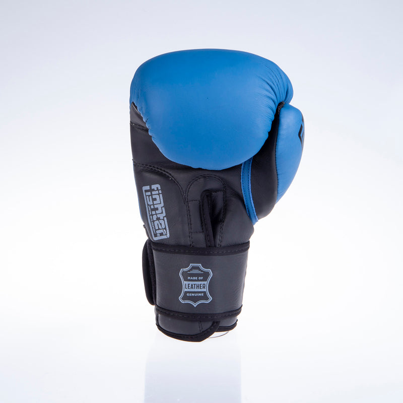 Boxerské rukavice Fighter SIAM - modrá, FBG-003BL