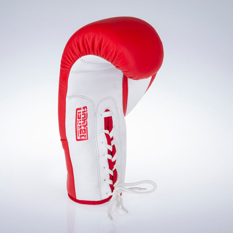 Boxerské rukavice Fighter Competition Pro - červená, FBG-004R