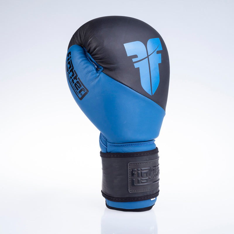 Boxerské rukavice Fighter SPLIT- černá/modrá, FBG-001BBL