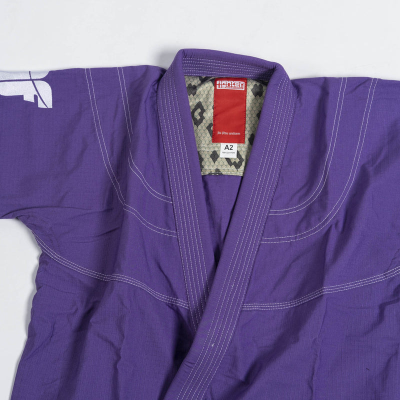 Fighter BJJ kimono rip stop dětské - fialová, BJJBW-10