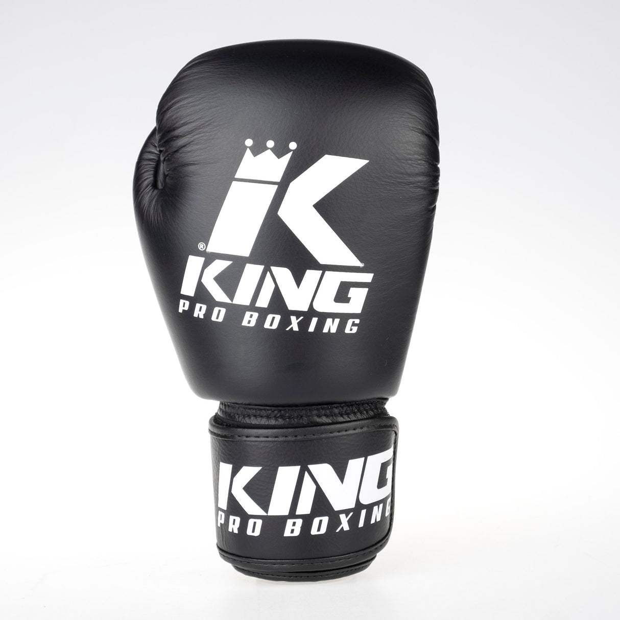 King Pro Boxing boxerské rukavice - černá/bílá