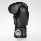 King Pro Boxing boxerské rukavice - černá/bílá