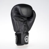 King Pro Boxing boxerské rukavice - černá/bílá