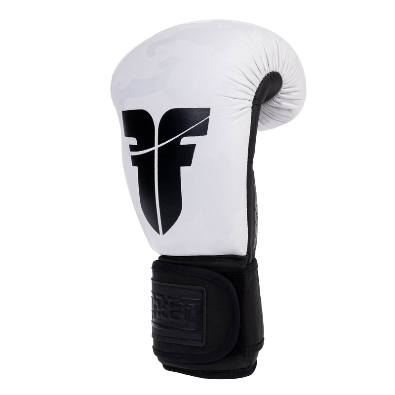 Boxerské rukavice Fighter SIAM - bílá/camo, FBG-003CWHG