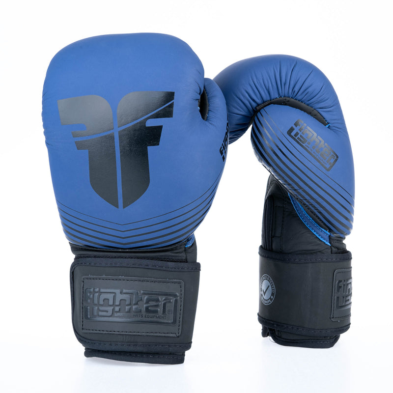 Boxerské rukavice Fighter SPLIT Stripes - modrá