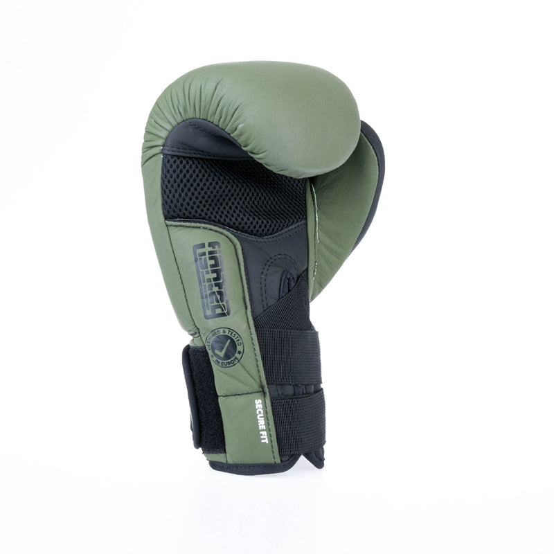 Boxerské rukavice Fighter Secure Fit - khaki/černá