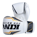 King Pro Boxing boxerské rukavice THOR - bílá/zlatá