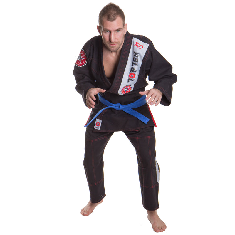 TOP TEN MMA BJJ Kimono - černá, 1512-9