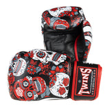 Boxerské rukavice Twins Skull4 - červená, SKULL4 - view-1