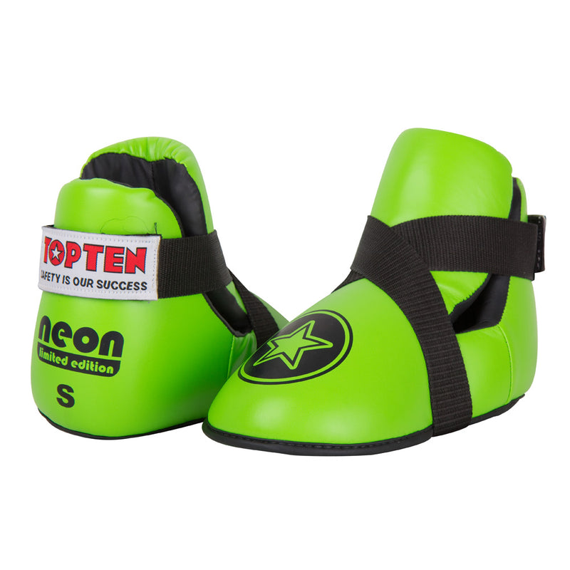Chrániče nohou Top Ten Fight - neon. zelená, 3069-5