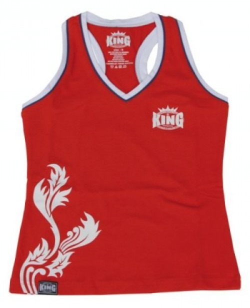 dámský top King - červená, King Lady Red