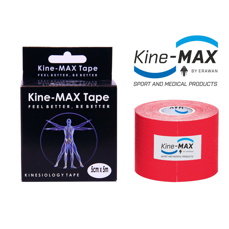 Kine-MAX Tape - červená, KinesioMAX-RED001