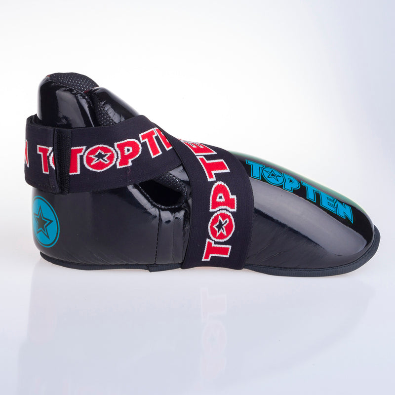 Chrániče nohou TOP TEN Acceleration  - černá/modrá