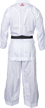 Hayashi kumite kimono AirDeluxe - WKF approved, bílá/červená, 0474-11