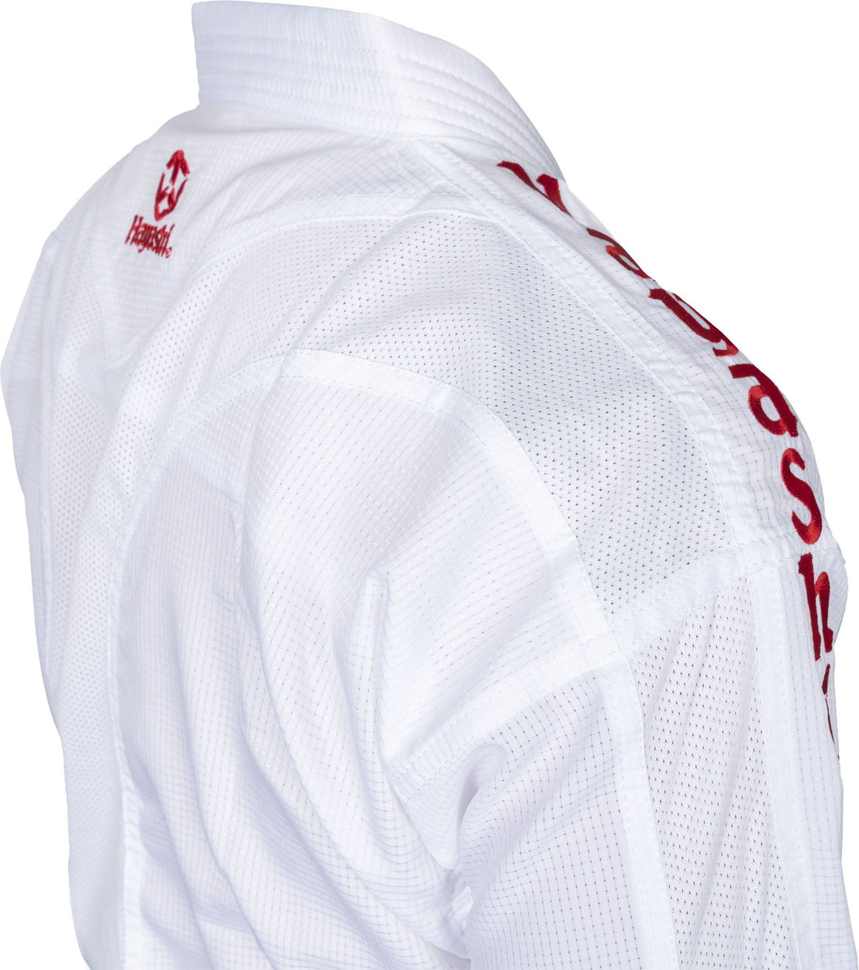 Hayashi kumite kimono AirDeluxe - WKF approved, bílá/červená, 0474-11