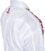 Hayashi kumite kimono AirDeluxe - WKF approved, bílá/červená, 0474-11