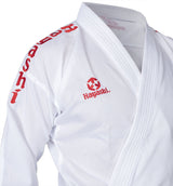 Hayashi kumite kimono AirDeluxe - WKF approved, bílá/červená, 0474-11