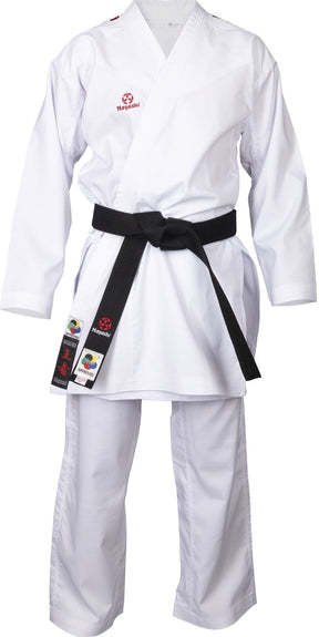 Hayashi kumite kimono Flexz WKF approved - Bílá/červená, 043-14 - view-1