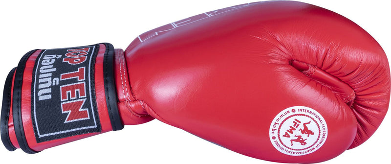 Top Ten IFMA Boxerské rukavice Mad - červená