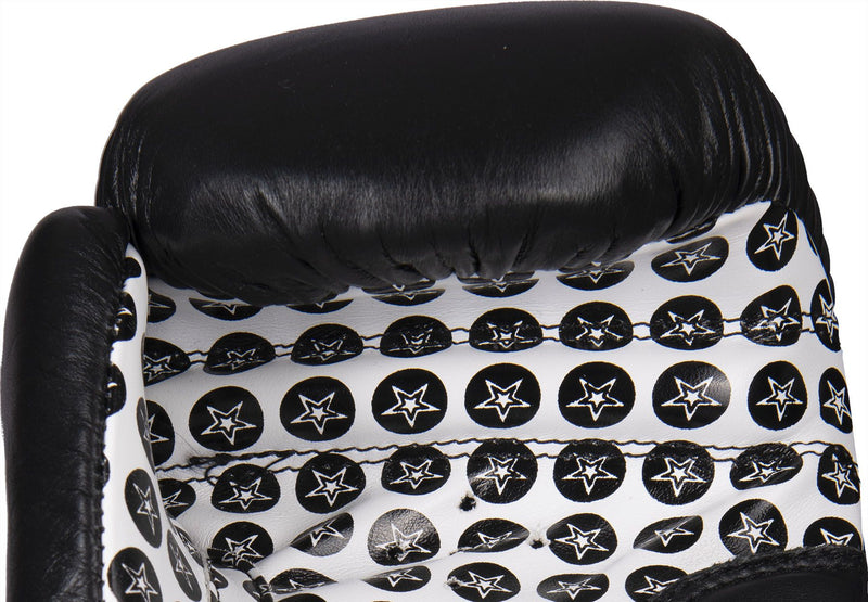 Boxerské rukavice TOP TEN Fight - černá/bílá, 20661-90