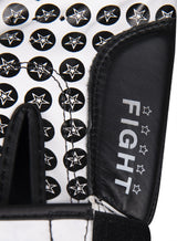 Boxerské rukavice TOP TEN Fight - černá/bílá, 20661-90