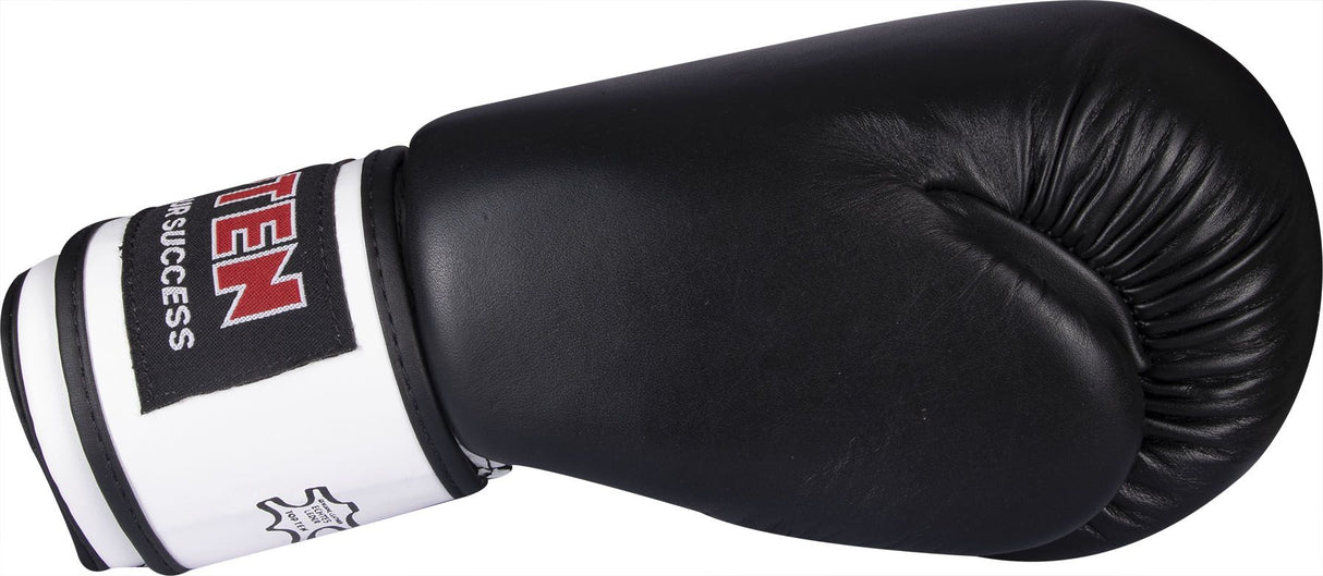 Boxerské rukavice TOP TEN Fight - černá/bílá, 20661-90
