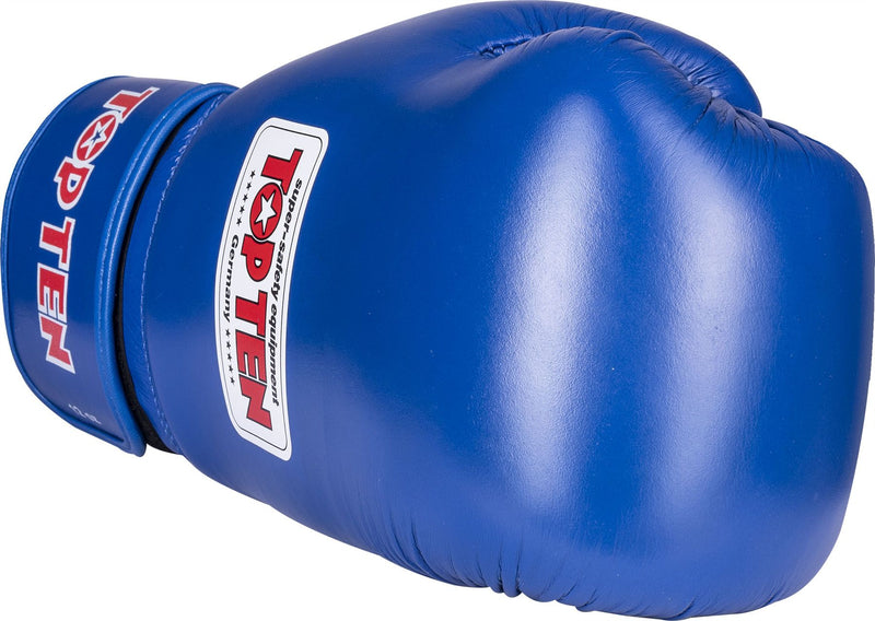 Boxerské rukavice Top Ten IBA 2014 - modrá, 2010-6N